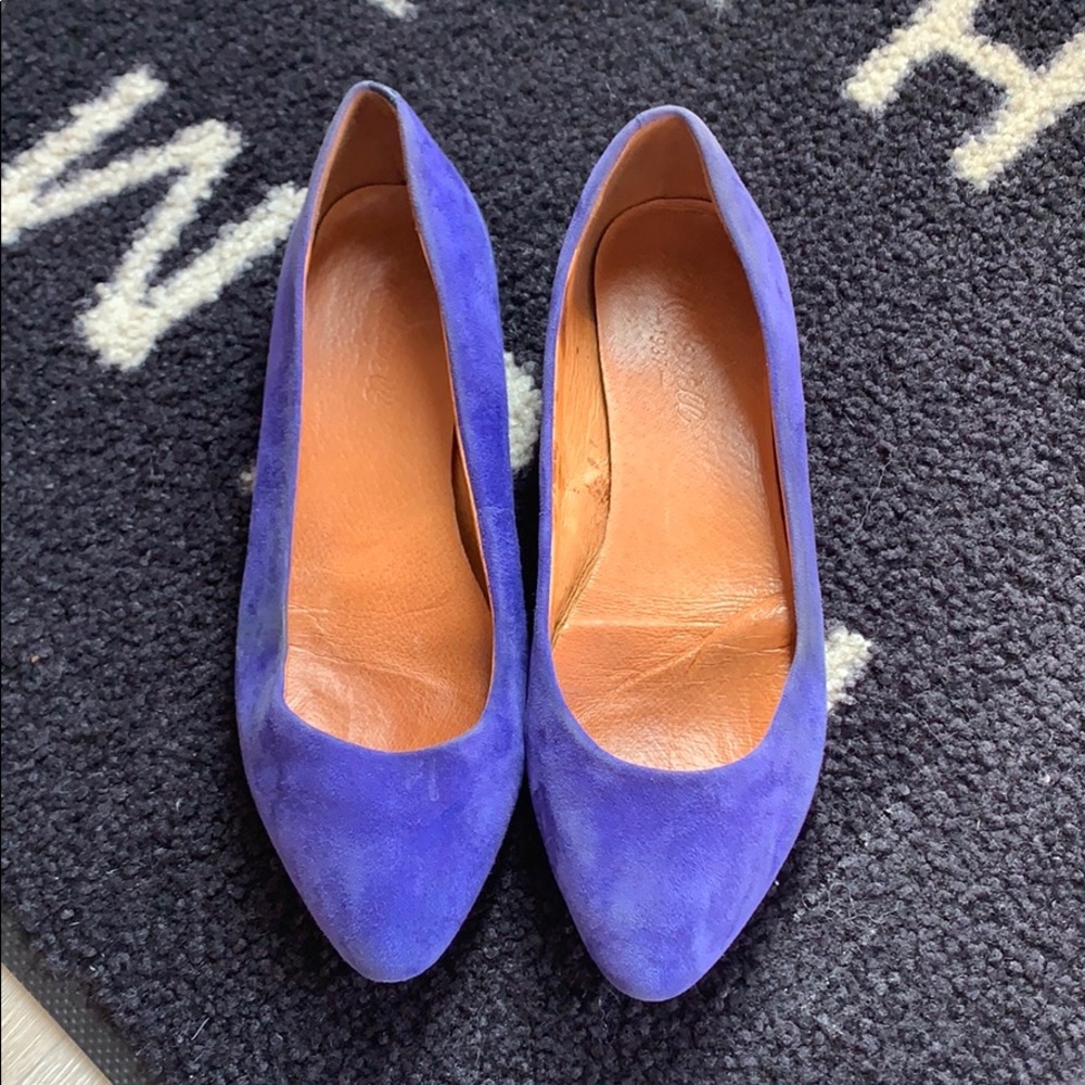 Madewell Sidewalk Skimmer in Suede